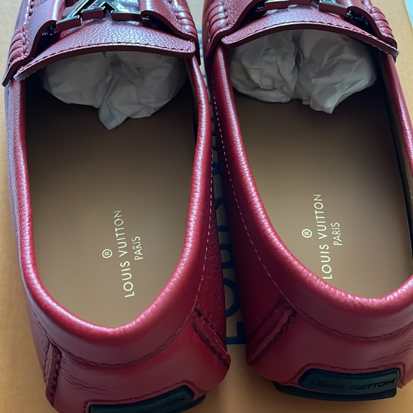 Brand New Louis Vuitton Men’s Red Loafers Size US9 - Picture 3 of 6